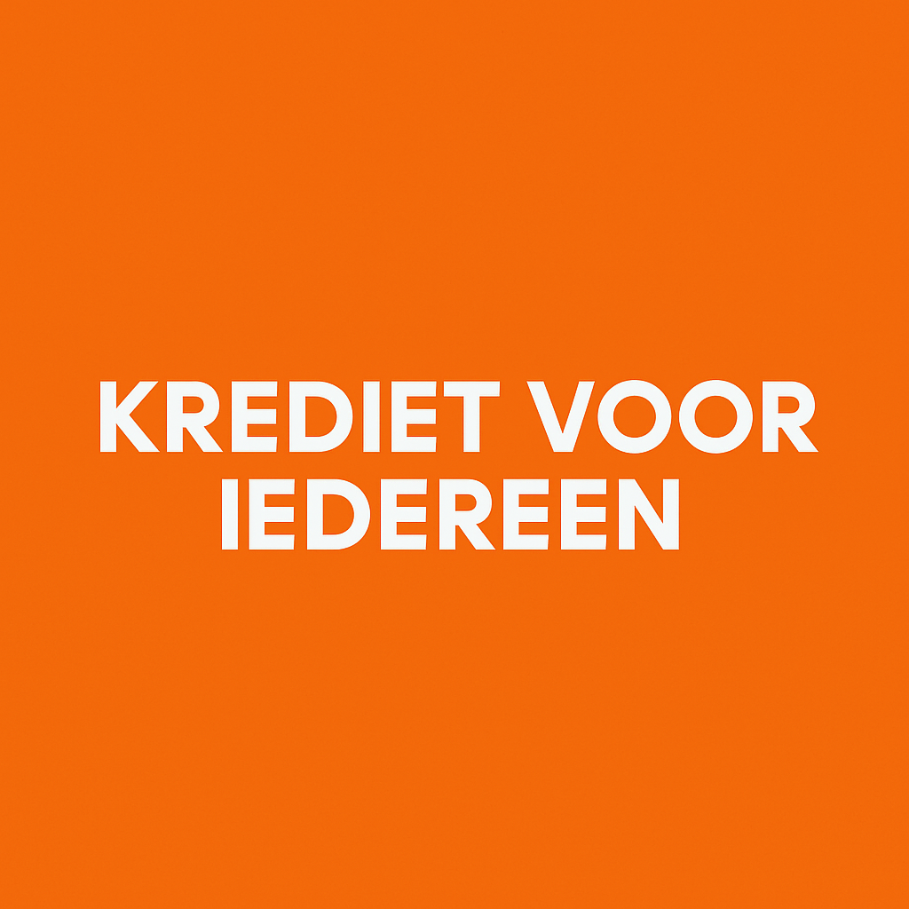 KREDIET VOOR IEDEREEN